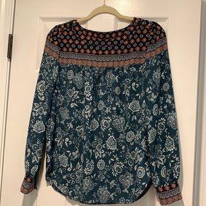 LOFT silk blouse, size XS
